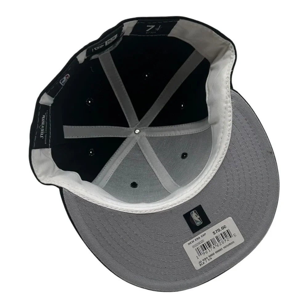 New Era‎ x Just Don Houston Rockets Hat Cap 7 1/4 Black 59Fifty NBA Basketball